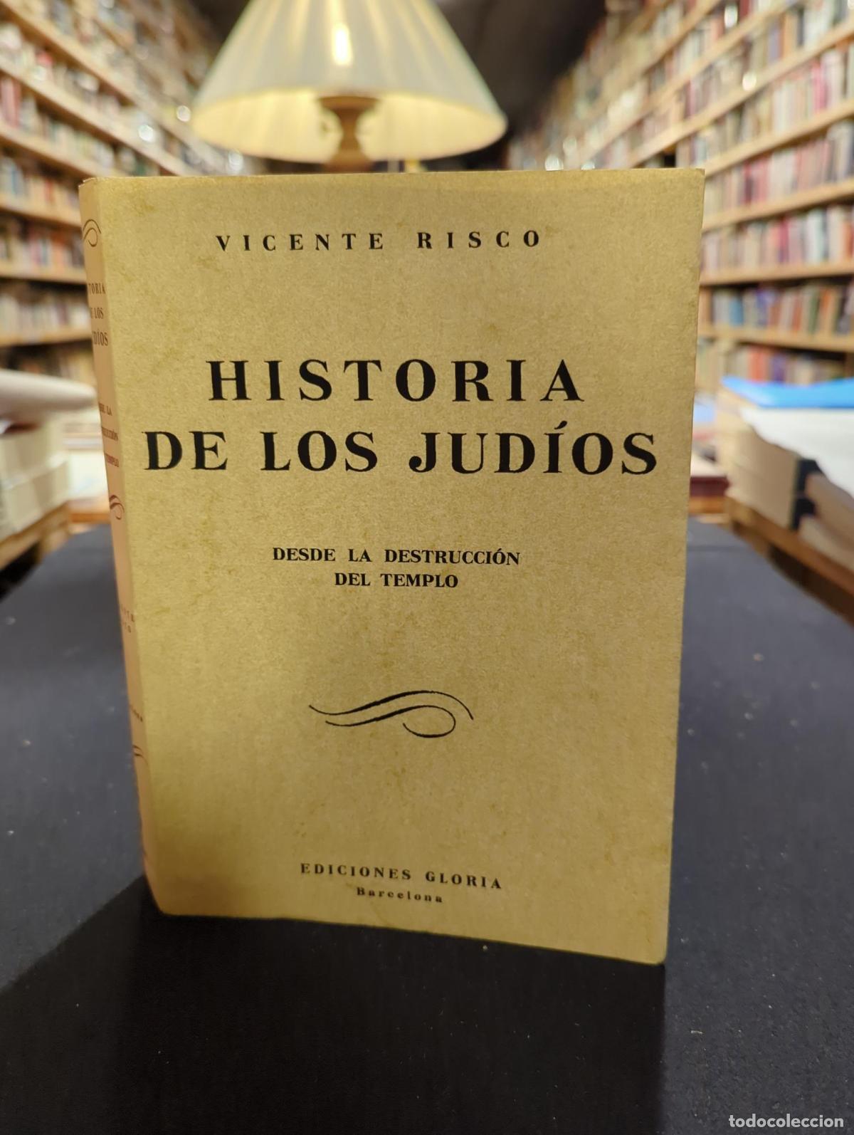 Libros: Historia de los jud&iacute;os - Vicente Risco