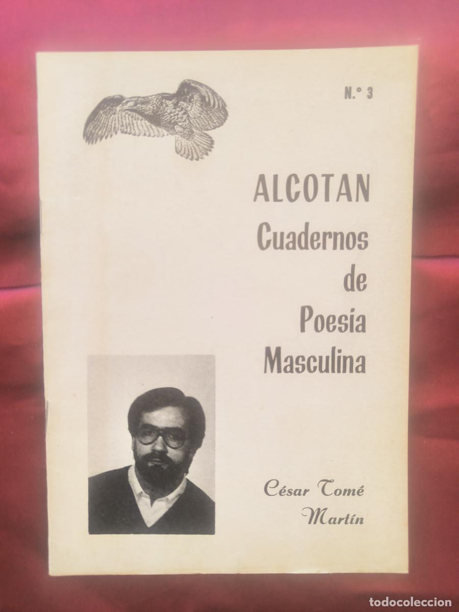 Libros: Alcot&aacute;n Cuadernos de poes&iacute;a masculina - C&eacute;sar Tom&eacute; Mart&iacute;n
