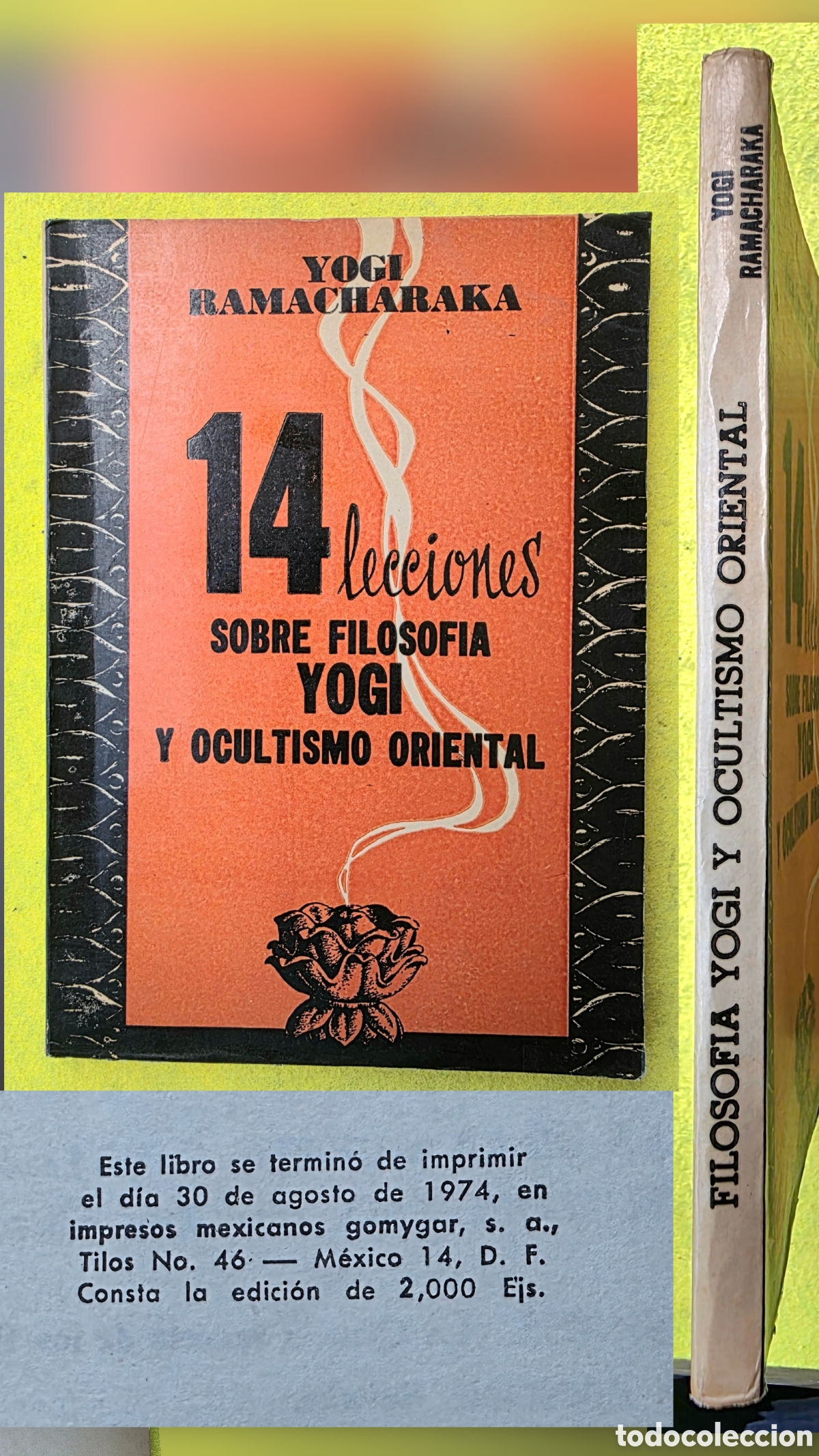 Libros: 14 lecciones sobre filosof&iacute;a yogi y ocultismo oriental.