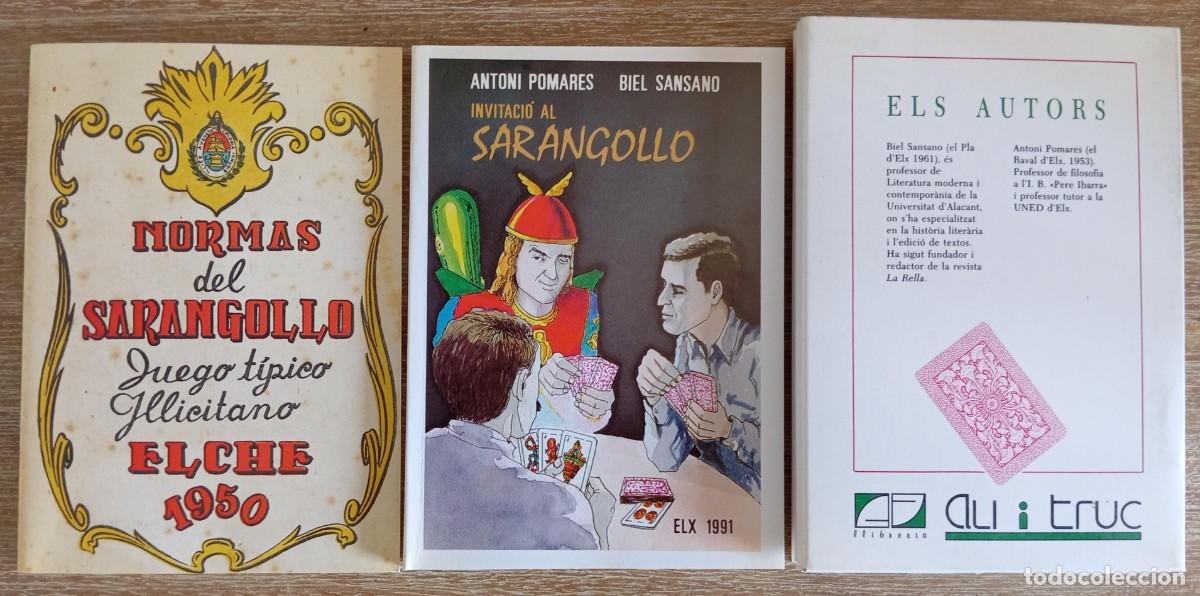 Libros: INVITACIO AL SARANGOLLO - ANTONI POMARES - ELX - Foto 2