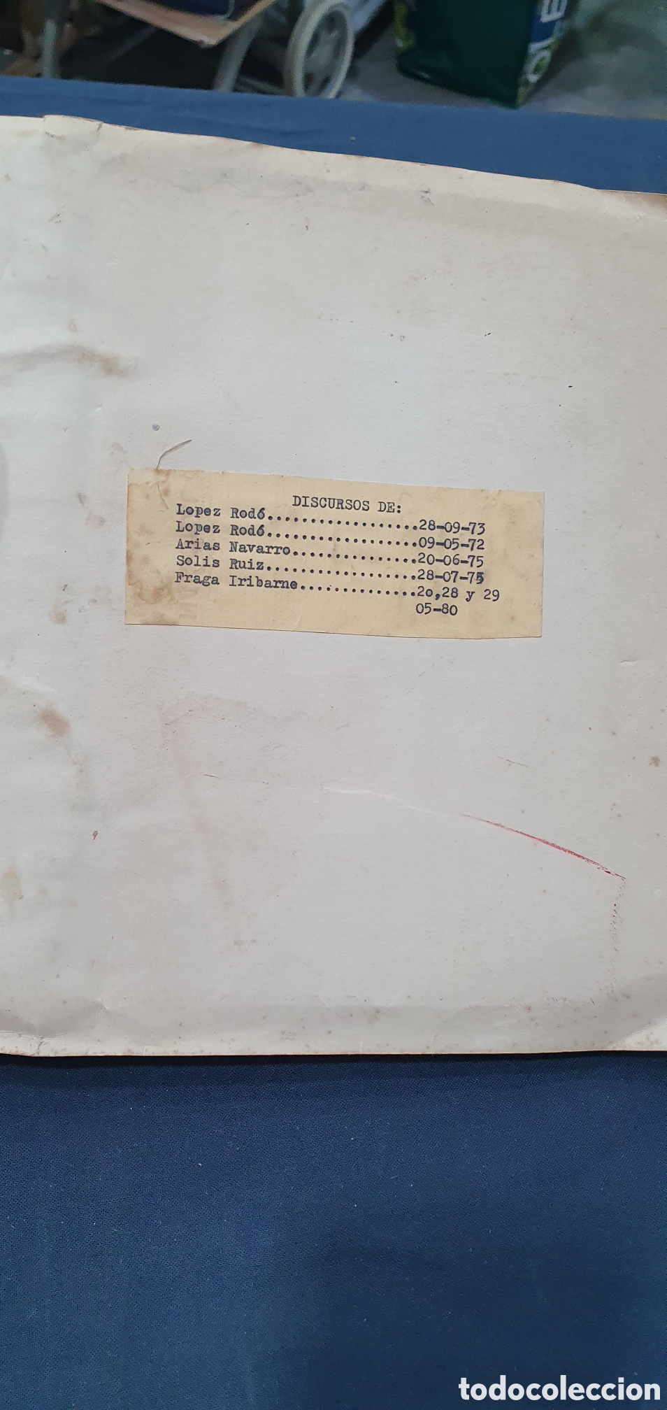 books: Libro en uadernado con discursos pol&iacute;ticos a&ntilde;os 70. (L136)