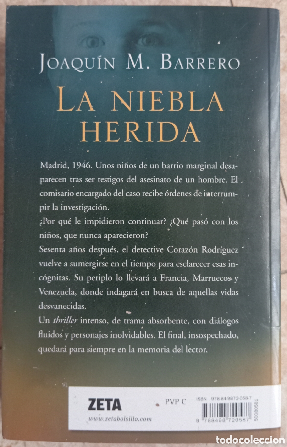 Libros: LA NIEBLA HERIDA - JOAQUIN M BARRERO - Foto 2