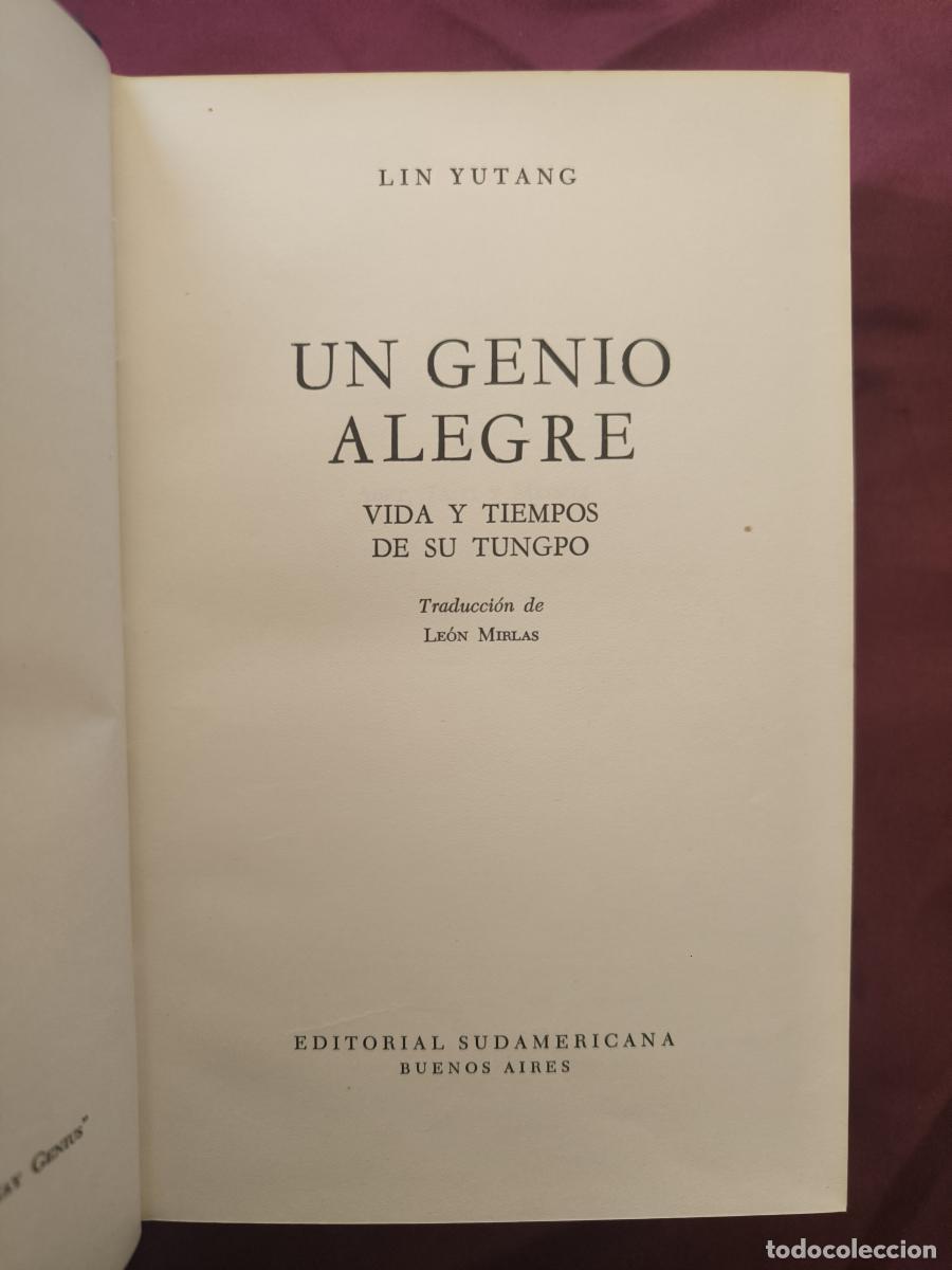 books: Un genio alegre: Vida y tiempos de Su Tungpo - Lin Yutang