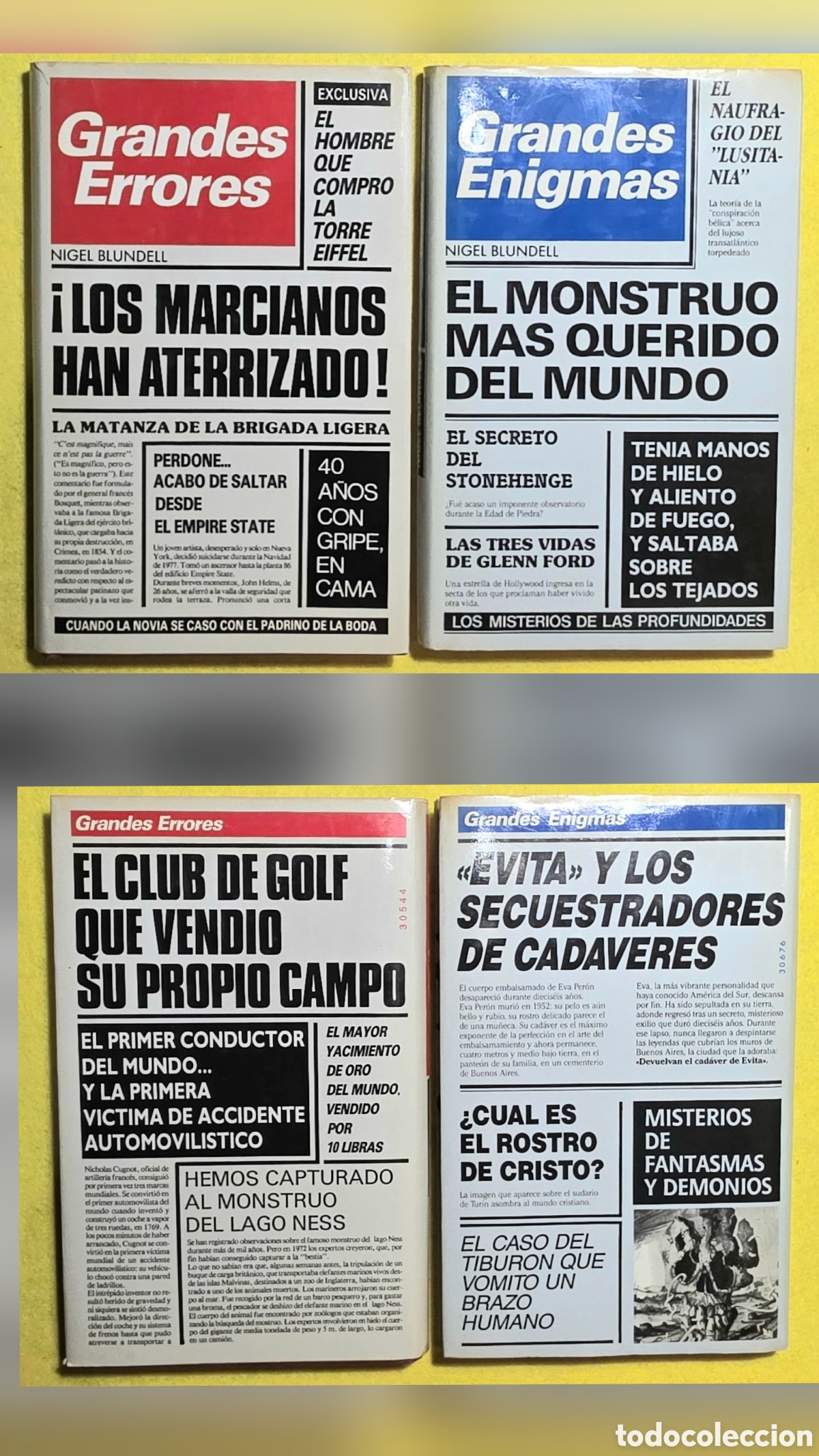 B&uuml;cher: Lote Grandes errores-Grandes enigmas