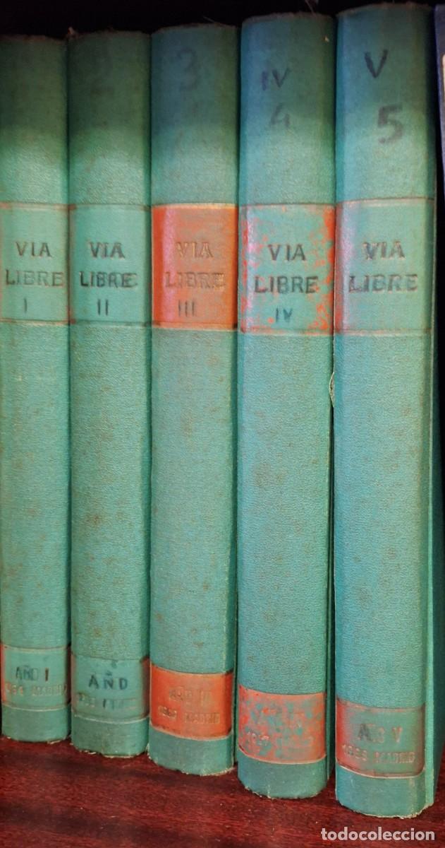 Libros: Colecci&oacute;n completa V&Iacute;A LIBRE RENFE 1964-1968