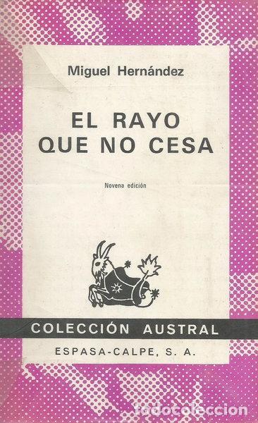 Libros: El rayo que no cesa- 9788423909087