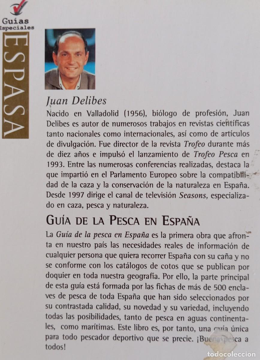 Libros: GUIA DE LA PESCA EN ESPA&Ntilde;A - JUAN DELIBES - Foto 2