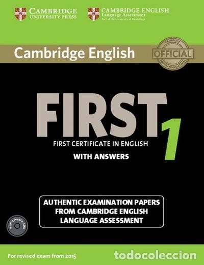 Libros: Cambridge English First 1- 9781107663312