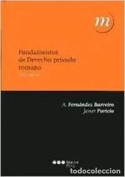 Livres: Fundamentos de Derecho privado romano- 9788497688567