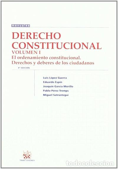 Libri di seconda mano: Derecho Constitucional Vol. I- 9788498769395