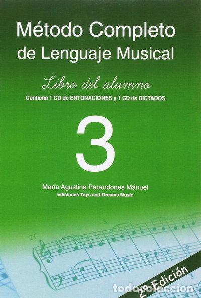 Libros: M&eacute;todo completo de lenguaje musical 3&ordm; nivel libro del alumno- 9788494346545