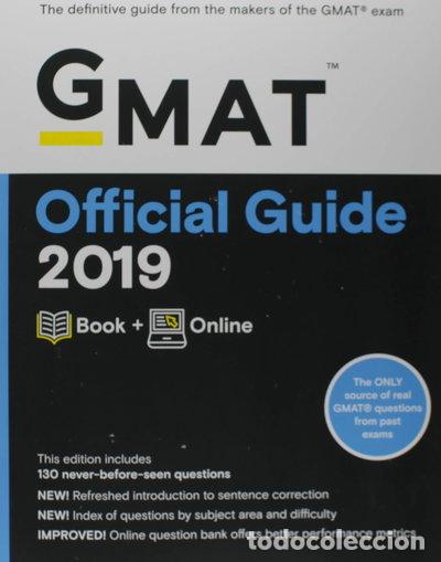 books: GMAT Official Guide 2019- 9781119507673