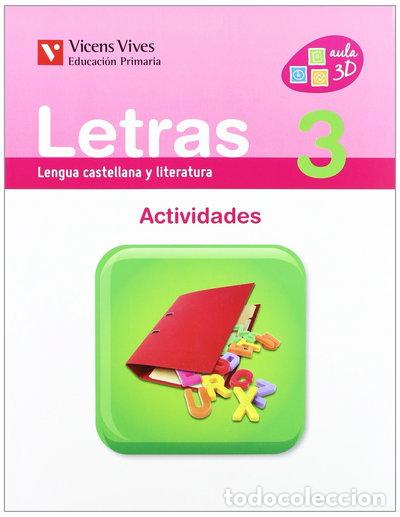 Libros: Letras 3 Actividades- 9788468208343