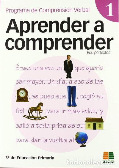 Libros: Aprender a comprender 1- 9788472782693