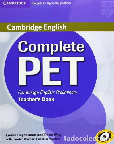 Libros: Complete PET for Spanish Speakers Teacher's Book- 9788483237465