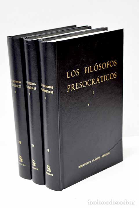 B&uuml;cher: Los fil&oacute;sofos presocr&aacute;ticos
