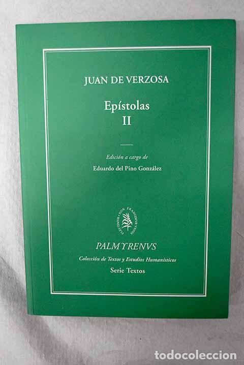 Livres: Ep&iacute;stolas, tomo II: Verzosa y Ponce de Le&oacute;n, Juan de.- Verzosa y Ponce de Le&oacute;n, Juan de