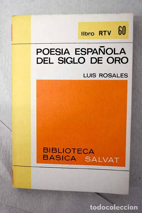 B&uuml;cher: Poes&iacute;a espa&ntilde;ola del Siglo de Oro