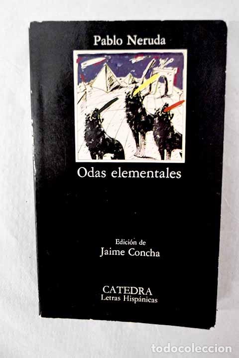 Libros: Odas elementales: Neruda, Pablo.- Neruda, Pablo