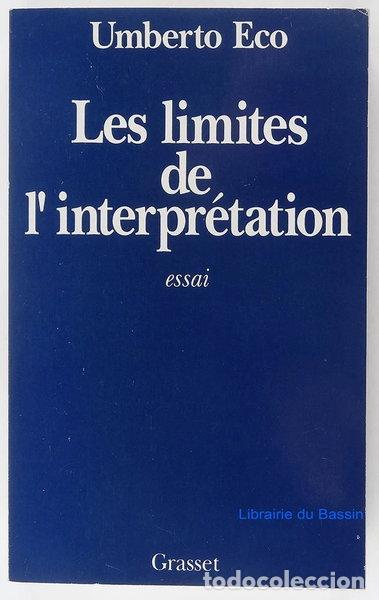 books: Les limites de l'interpr&eacute;tation- 9782246447818