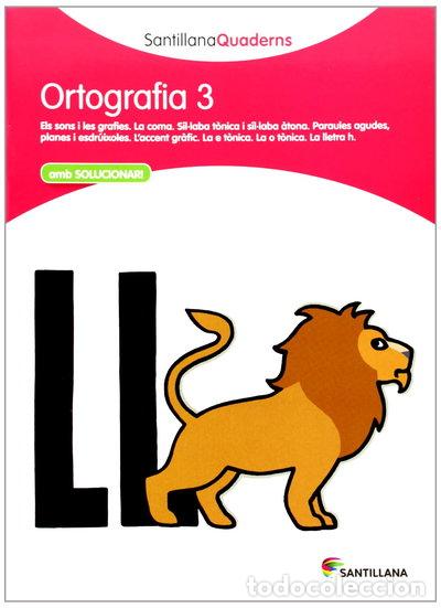 Livres: Ortograf&iacute;a 3- 9788468013688