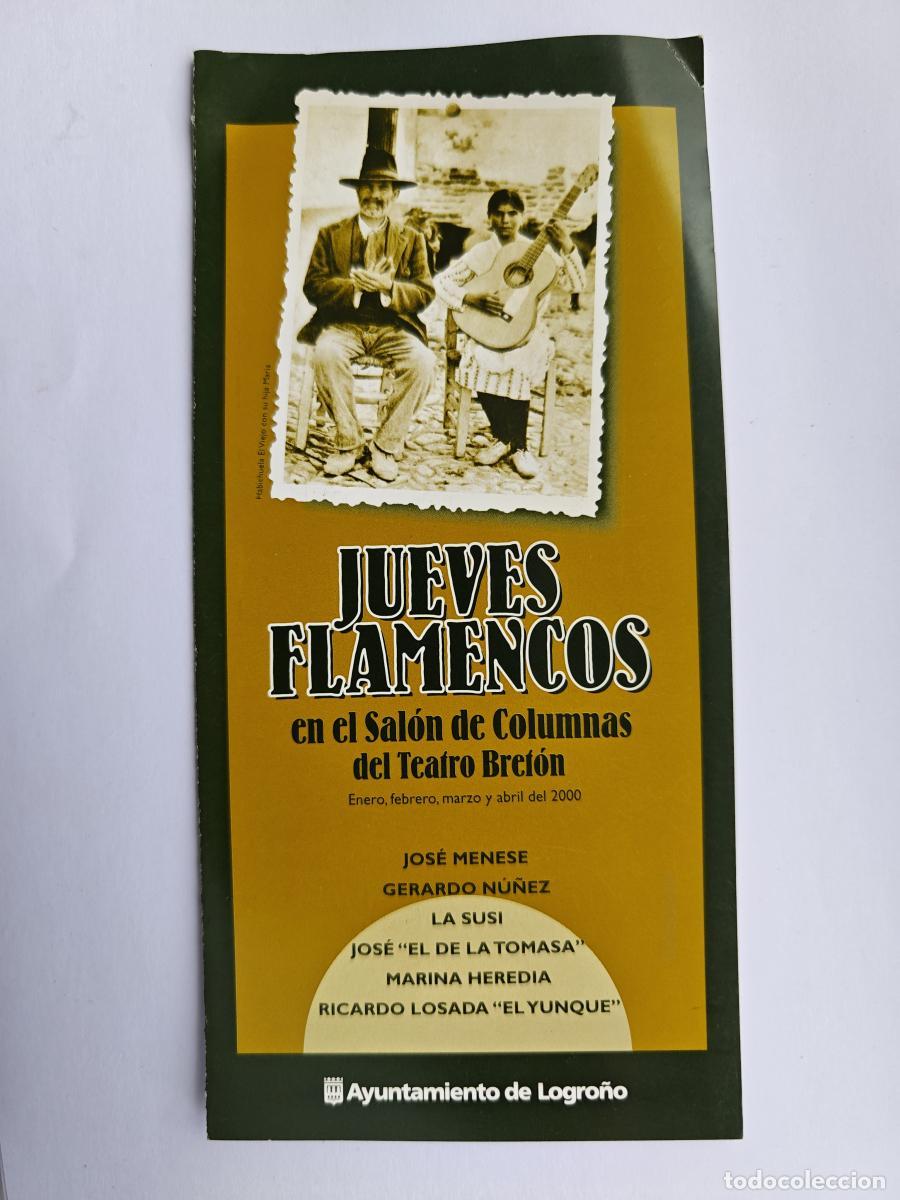 B&uuml;cher: folleto - jeves flamencos - a&ntilde;o 2000 - ayuntamiento logro&ntilde;o - - tdk324p