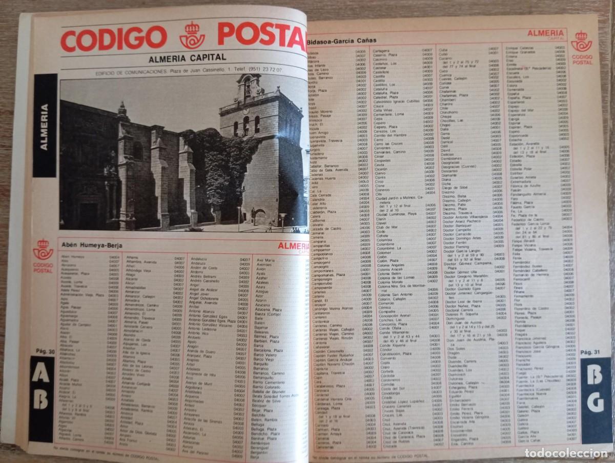 Libros: GUIA CODIGO POSTAL 1984 CAPITALES DE PROVINCIA - Foto 2