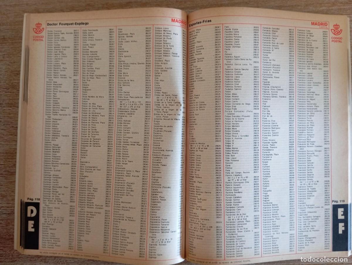 Libros: GUIA CODIGO POSTAL 1984 CAPITALES DE PROVINCIA - Foto 3