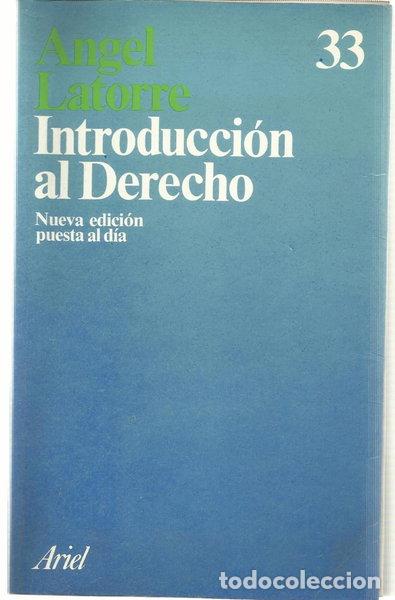 Libros: Introducci&oacute;n al derecho- 9788434410329