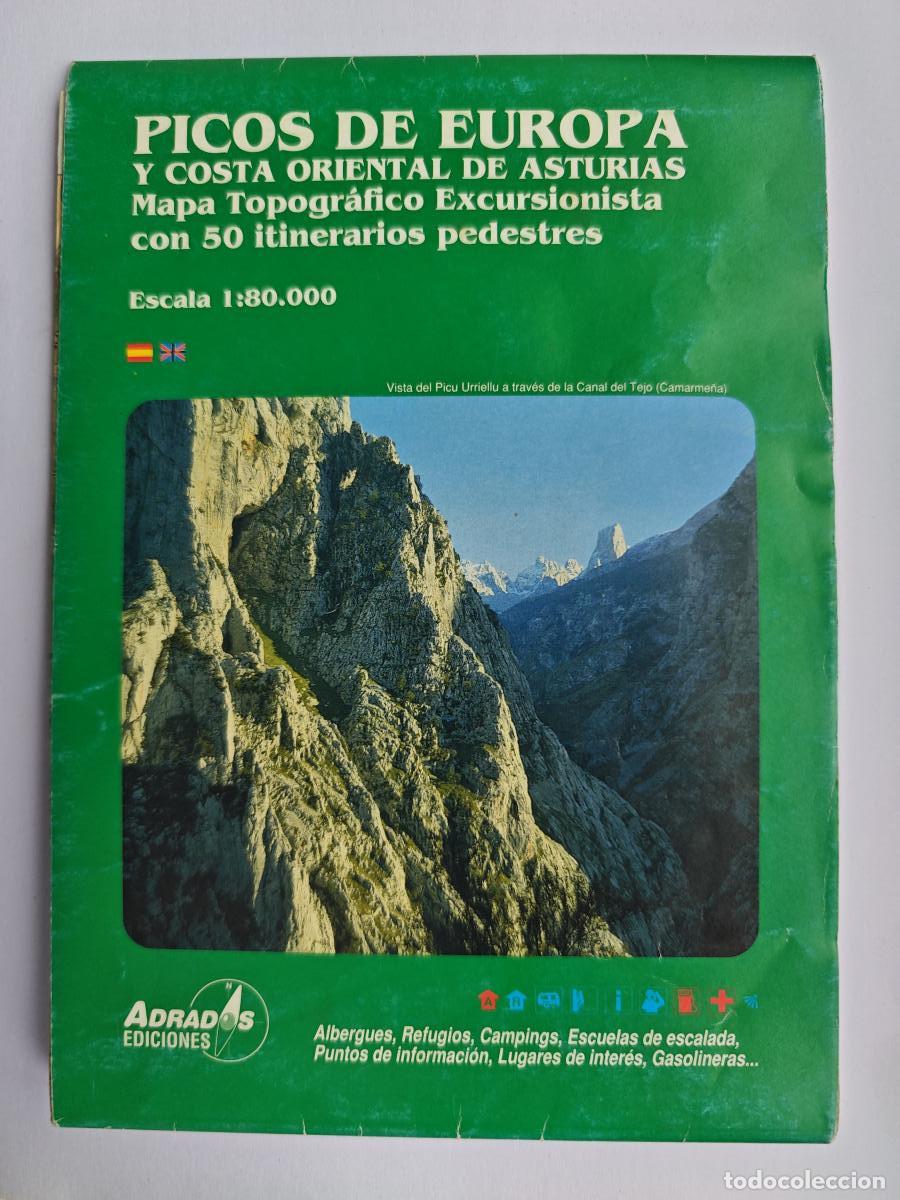 Libri di seconda mano: mapa picos de europa y costa oriental de asturias - tdk324p -