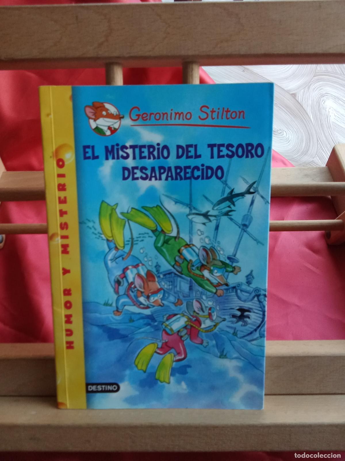 Libros: El misterio del tesoro desaparecido. Geronimo Stillton L.7539-2024