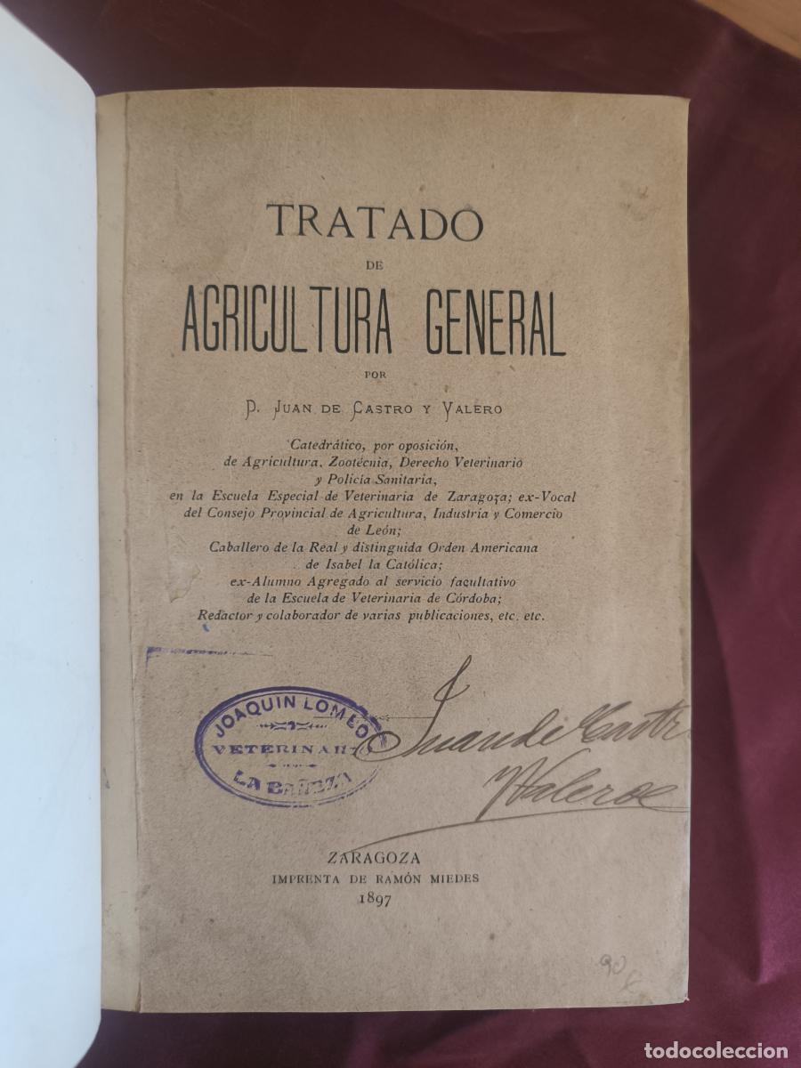 Libros: Tratado de Agricultura General - juan de Castro y Valero