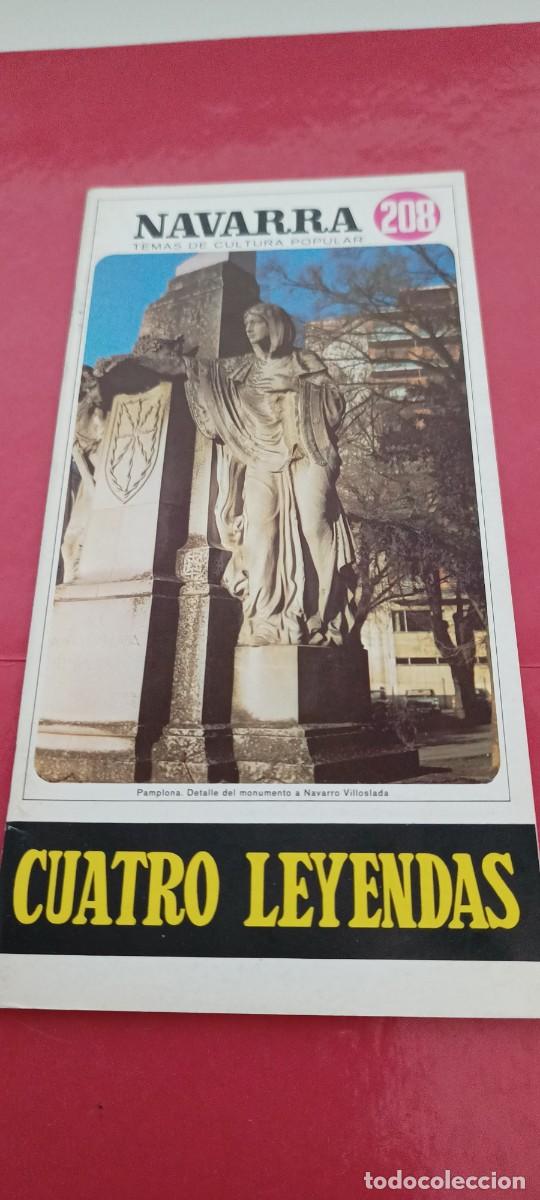 Libri di seconda mano: Temas de cultura popular Navarra n&ordm; 208 - Cuatro leyendas - Faustino Corella