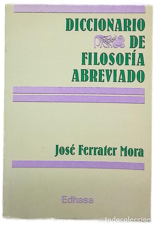 Libros: Diccionario de filosof&iacute;a abreviado