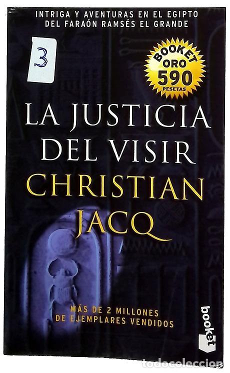 Libros: La justicia del visir - Jacq, Christian