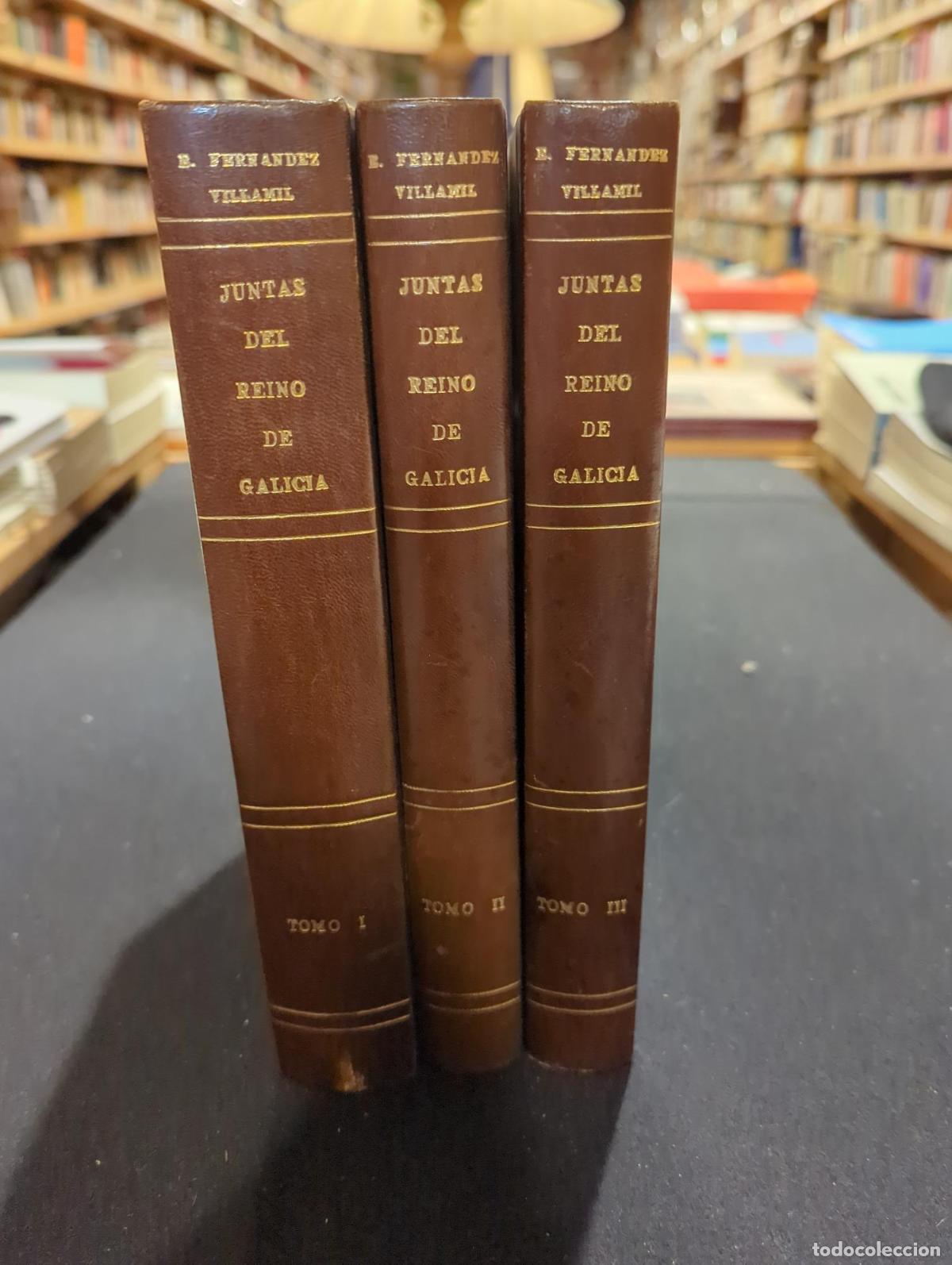 books: Juntas del Reino de Galicia (3v.) - Enrique Fernandez-Villamil Alegre