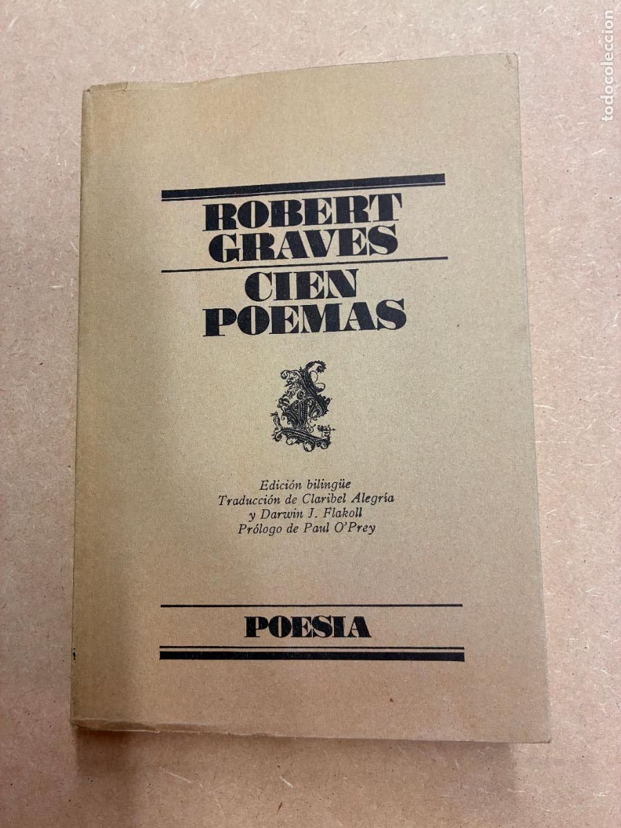 Libros: CIEN POEMAS. (EDC. BIL&Iacute;NG&Uuml;E). - ROBERT GRAVES.