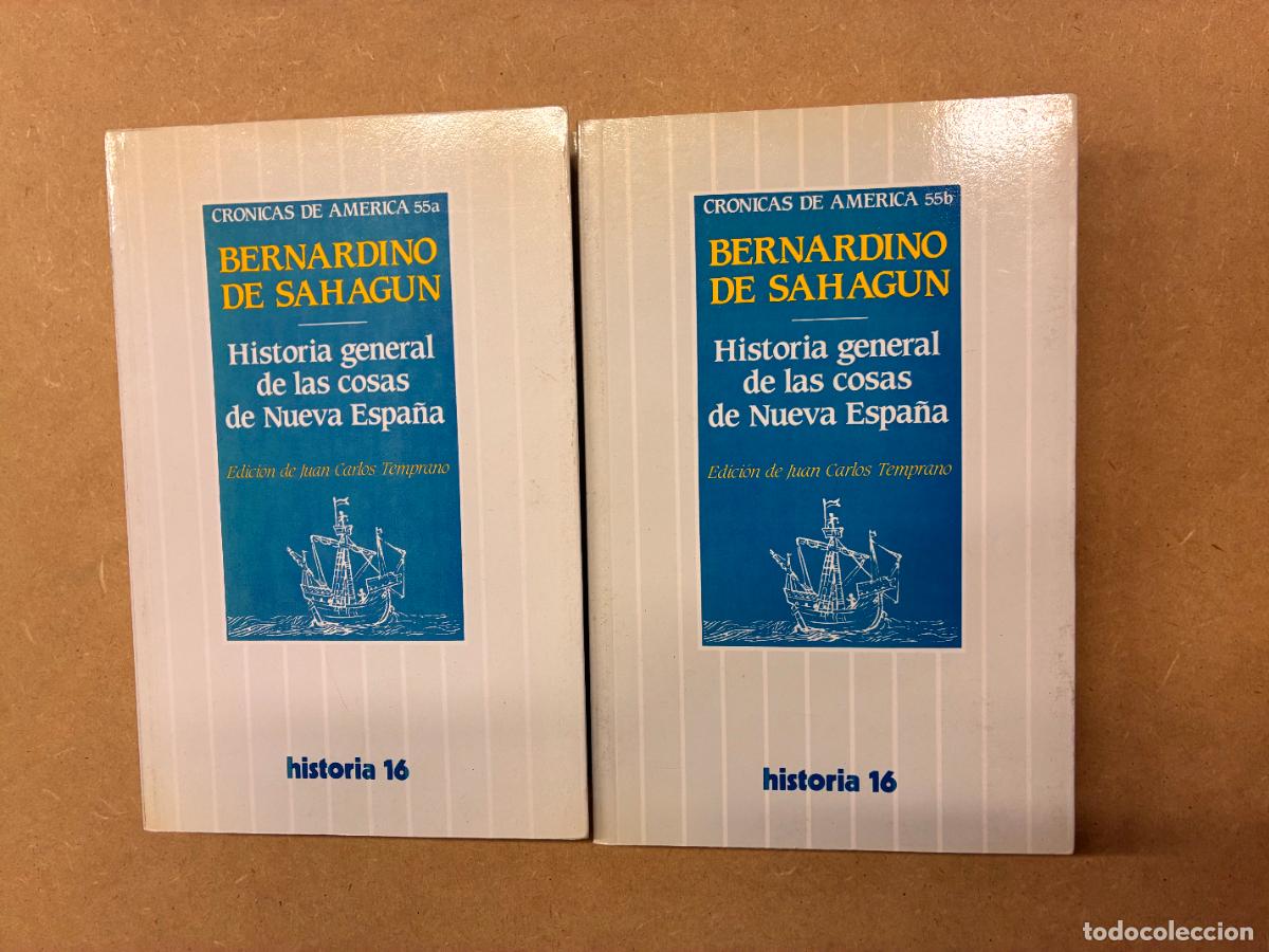 Libros: HISTORIA GENERAL DE LAS COSAS DE NUEVA ESPA&Ntilde;A. 2 TOMOS. - BERNARDINO DE SAHAG&Uacute;N.