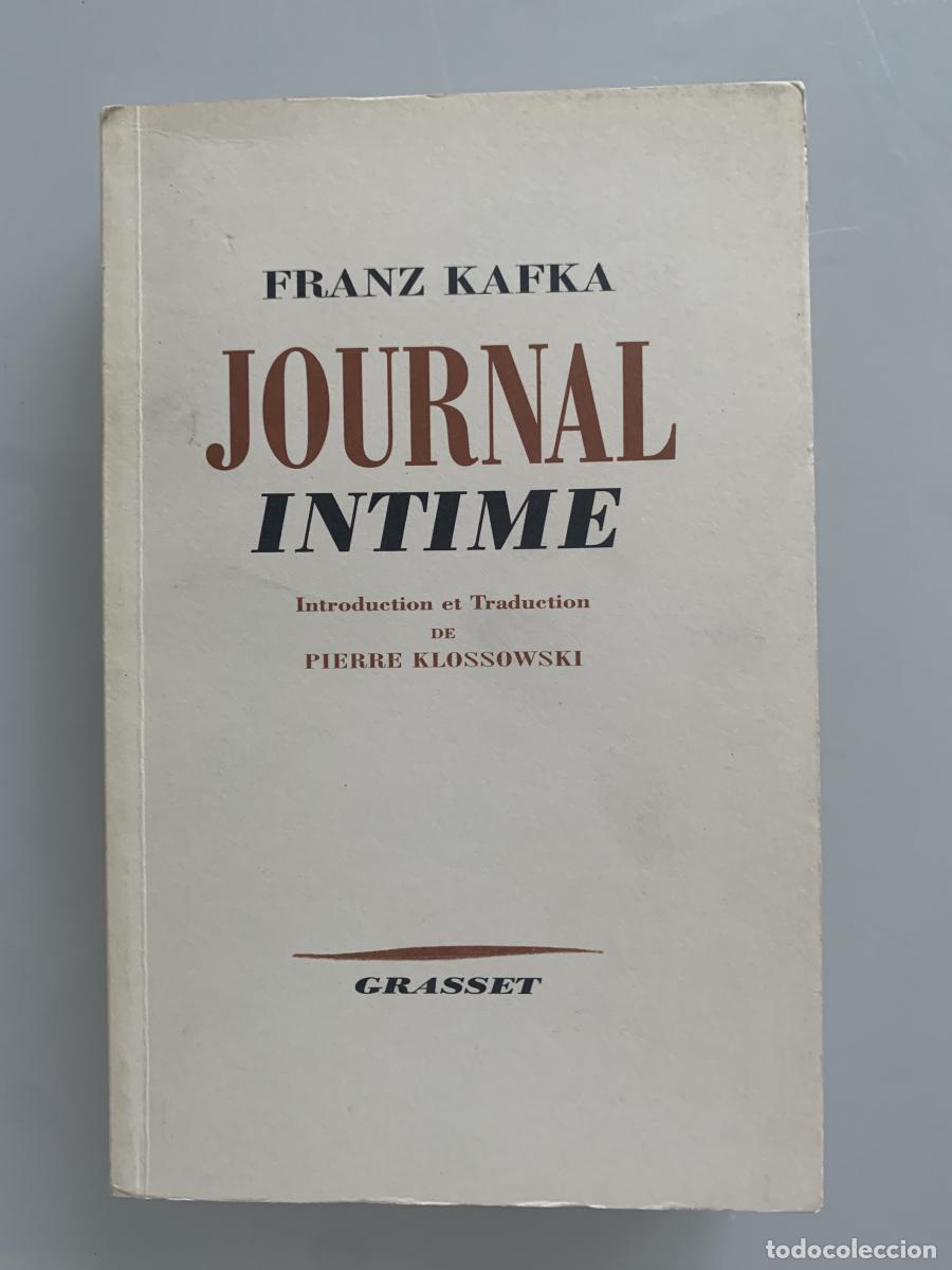 Libros: JOURNAL INTIME - Franz Kafka