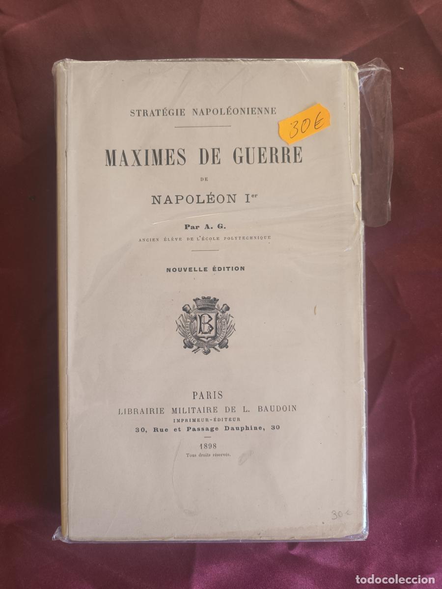 Libros: Maximes de guerre de Napol&eacute;on Ier - Napol&eacute;on Ier