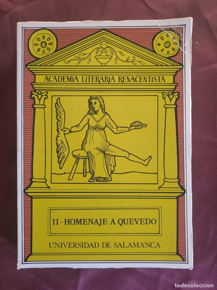 Libros: Homenaje a Quevedo: actas de la II Academia Literaria Renacentista - V&iacute;ctor Garc&iacute;a de la Concha