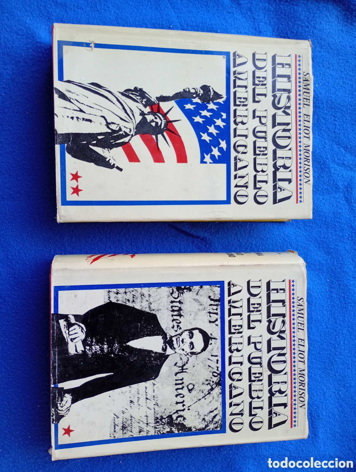 Libros: 2 tomos historia del pueblo americano eliot morison