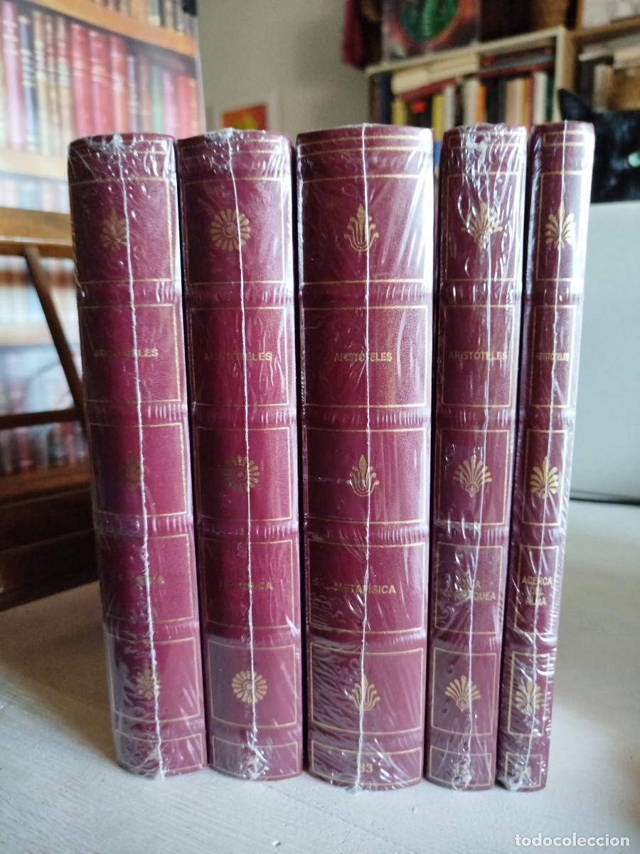 Libros: Pol&iacute;tica; Ret&oacute;rica; Metaf&iacute;sica; &Eacute;tica Nicom&aacute;quea; Acerca del alma (5 vol.) - Arist&oacute;teles