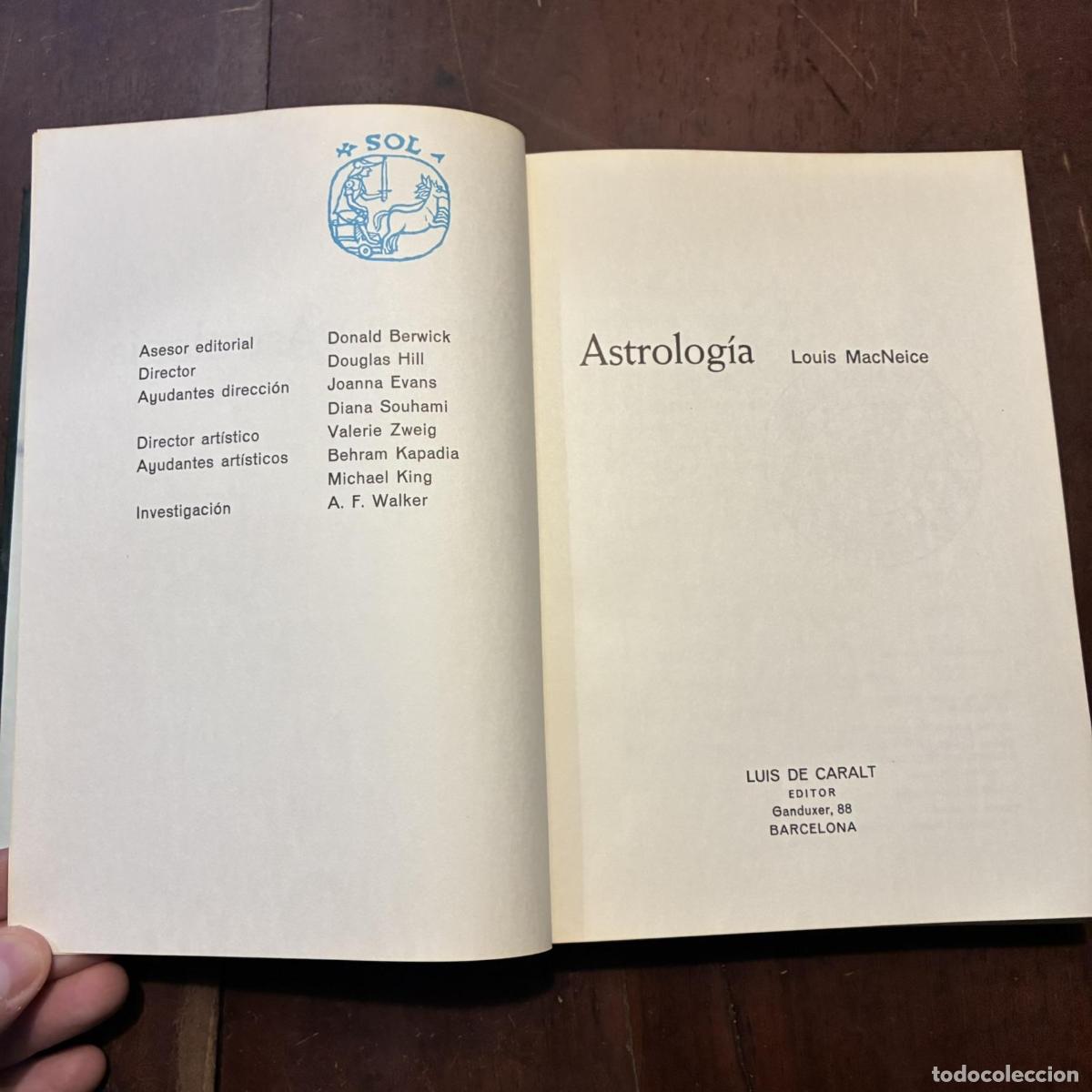 Libri di seconda mano: Astrolog&iacute;a - Louis MacNeice