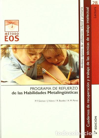 B&uuml;cher: Programa de Refuerzo de las Habilidades Metaling&uuml;&iacute;sticas- 9788497271462