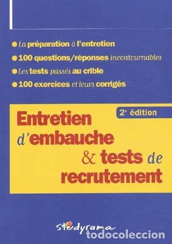 Libros: Entretien d'embauche et tests de recrutement- 9782844722690
