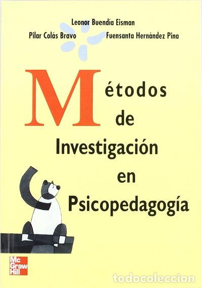 Livres: M&eacute;todos de investigaci&oacute;n en psicopedagog&iacute;a- 9788448112547