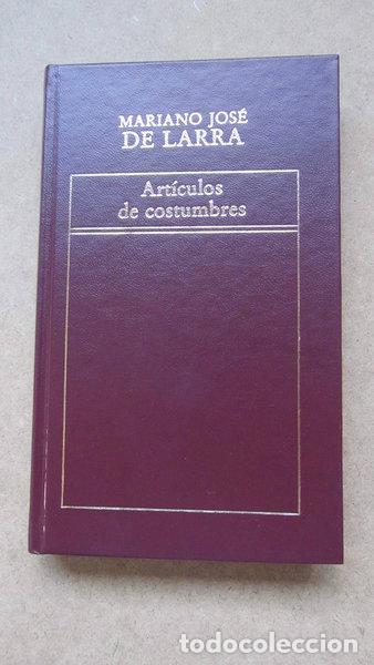 books: Art&iacute;culos de costumbres- 9788475304199