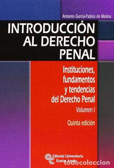 Libros: Introducci&oacute;n al Derecho Penal- 9788499611136