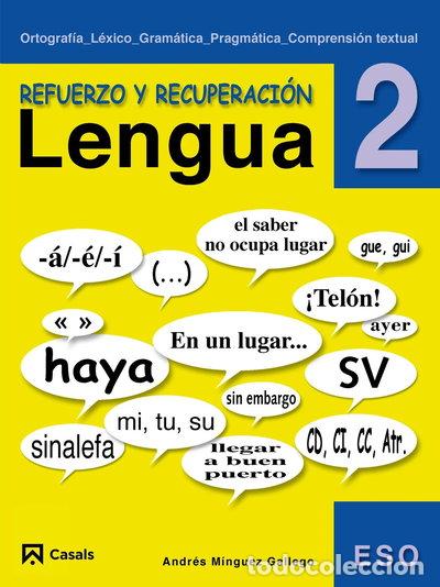 Libros: Refuerzo y recuperaci&oacute;n. Lengua 2- 9788421836620